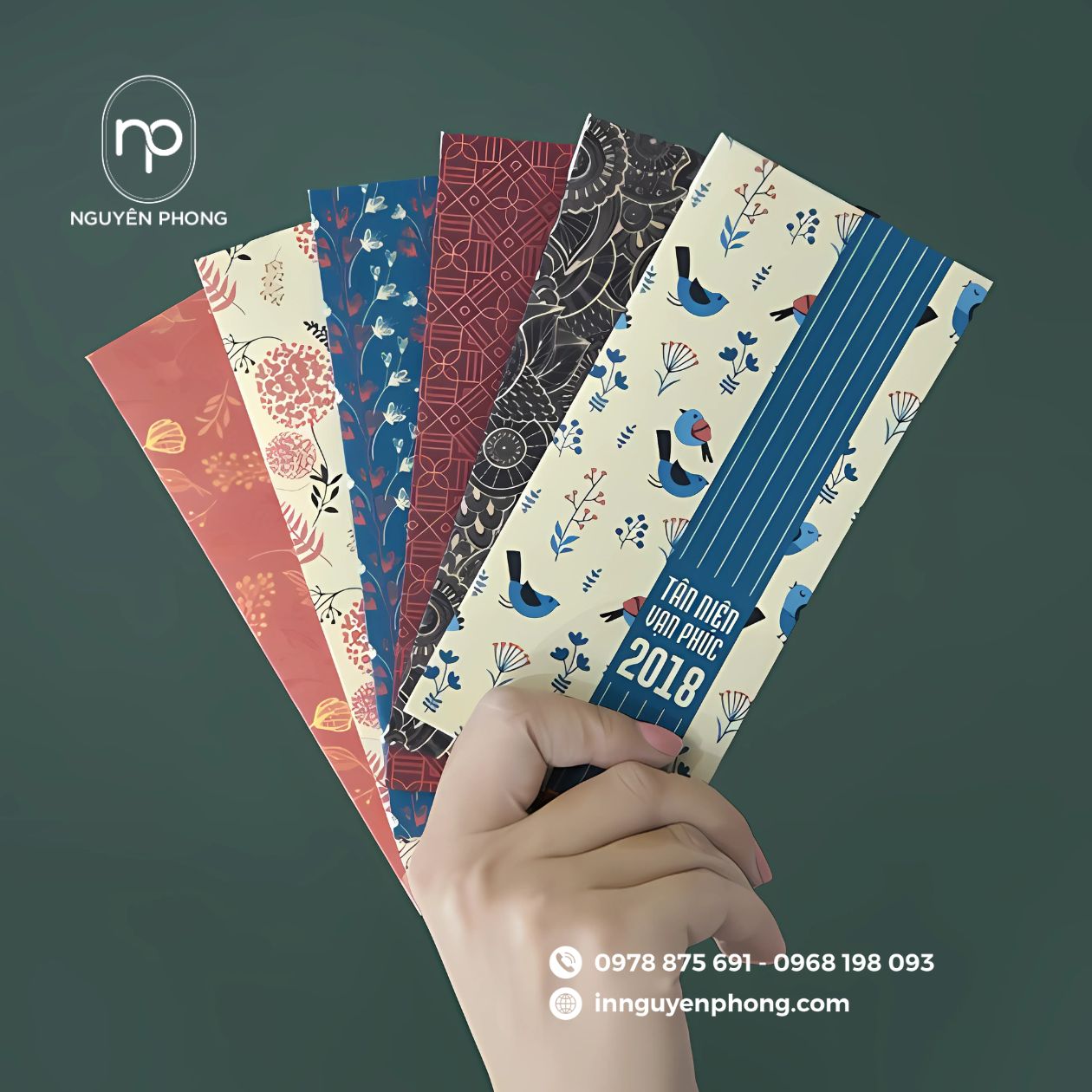 Mẫu lì xì giá rẻ tại xưởng in Nguyên Phong 